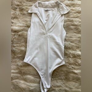 Aritzia polo bodysuit